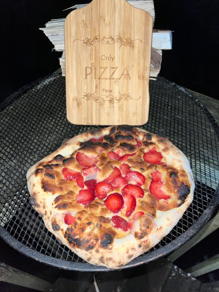 Pizzas baked in the Expert Grill 15" Charcoal Pizza Oven